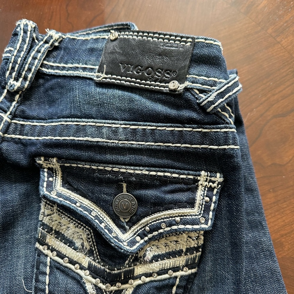 VIGOSS Bootcut Sequin Pocket Jeans - Picture 7 of 8